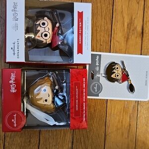 NIB: Hallmark Harry Potter & Hermione Granger Ornaments
